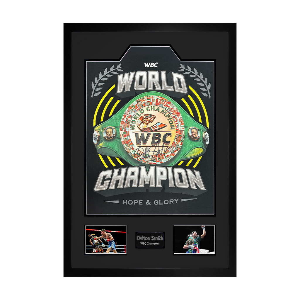 Dalton Smith Signed WBC Shirt Premium Frame