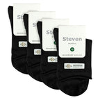 4 Pairs Ladies Bamboo Sensory Socks - Soft Seamless All Day Comfort Socks