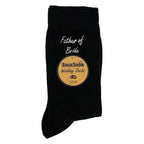 Mens Wedding Socks for Groom Groomsman Best Man Father of the Groom and Bride