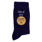 Mens Wedding Socks for Groom Groomsman Best Man Father of the Groom and Bride