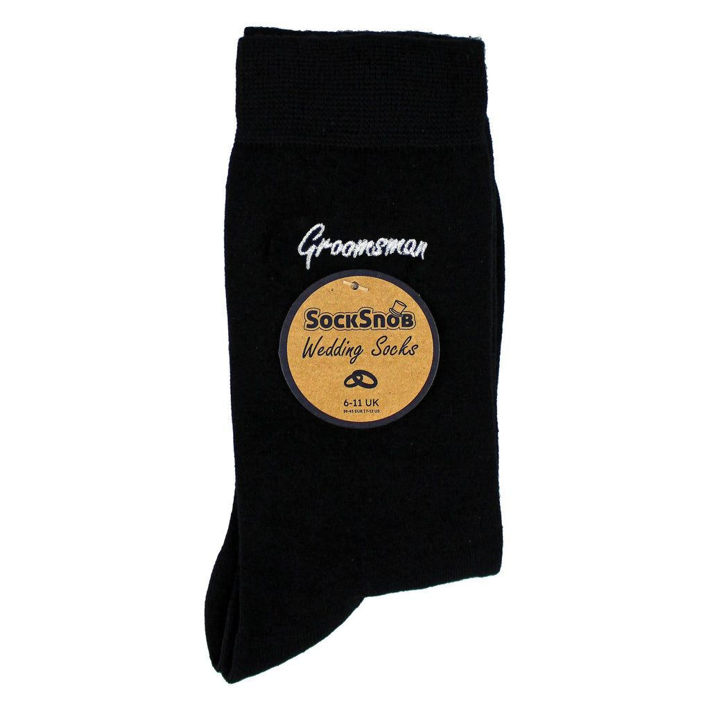 Mens Wedding Socks for Groom Groomsman Best Man Father of the Groom and Bride