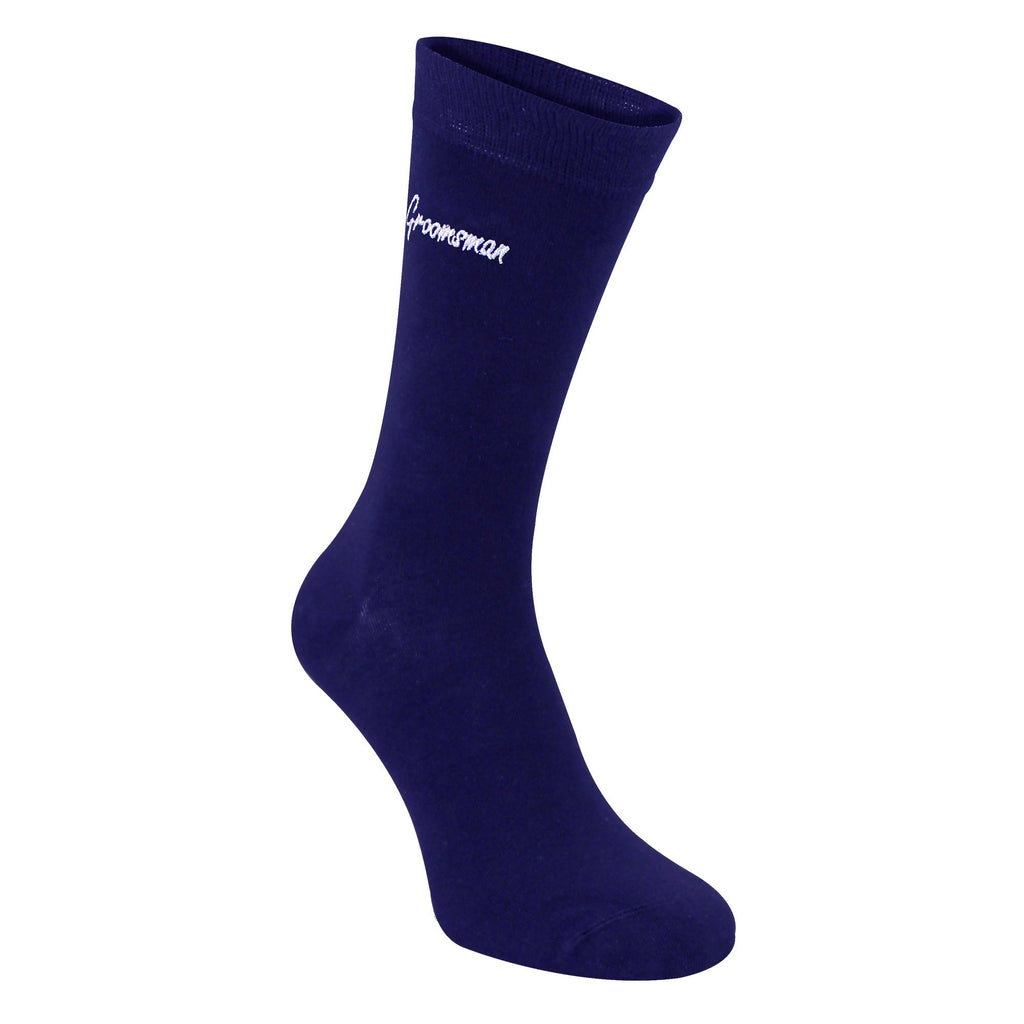 Mens Wedding Socks for Groom Groomsman Best Man Father of the Groom and Bride