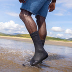 Mens Plain Waterproof Boot Socks - Fully Waterproof Breathable Work Wear