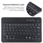 A06 Detachable Lambskin Texture Ultra-thin TPU Bluetooth Keyboard Leather Tablet Case with Stand For iPad mini 6 / mini 7, A06