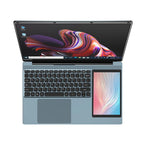 UNIWA ULAP Q15ZR Laptop, 8GB+512GB, 15.6 inch and 7 inch Dual Display Windows 11 Intel Alder Lake N100 Octa Core, AU Plug
