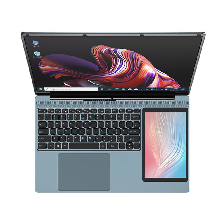 UNIWA ULAP Q15ZR Laptop, 16GB+512GB, 15.6 inch and 7 inch Dual Display Windows 11 Intel Alder Lake N100 Octa Core, UK Plug