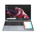 UNIWA ULAP Q15ZR Laptop, 16GB+1TB, 15.6 inch and 7 inch Dual Display Windows 11 Intel Alder Lake N100 Octa Core, AU Plug