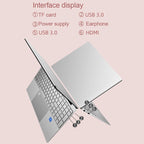 H15 15.6 inch Ultrathin Laptop, 16GB+256GB, Windows 11 Intel Celeron N5095 Quad Core, EU Plug, N5095 16GB+256GB