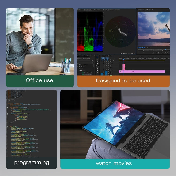 GXMO G156 15.6 inch Laptop, 32GB+1TB, Windows 11 AMD Ryzen 7 5825U Octa Core, Support Fingerprint Unlock, EU Plug