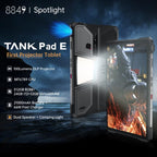 Unihertz 8849 Tank Pad E Rugged Tablet PC & Projector, 12GB+512GB, 10.95 inch Android 14 MT6789 Octa Core 4G Network, EU Plug, Tank Pad E 4G Network