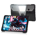 Unihertz 8849 Tank Pad Rugged Tablet PC & Projector, 16GB+512GB, 10.95 inch Android 14 Dimensity 8200 Octa Core 5G Network, EU Plug, Tank Pad