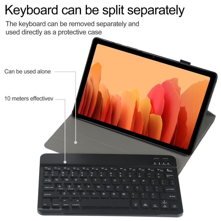 A500S Detachable Bluetooth Backlight Keyboard Ultrathin Horizontal Flip Leather Tablet Case with Holder for Samsung Galaxy Tab A7 10.4 (2020) T500 / T505, For Samsung Galaxy Tab A7 10.4 (2020)