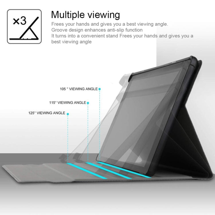 AM10 2 in 1 Removable Bluetooth Keyboard + Protective Leather Tablet Case with Holder for Lenovo M10 FHD Plus 10.3 inch, AM10