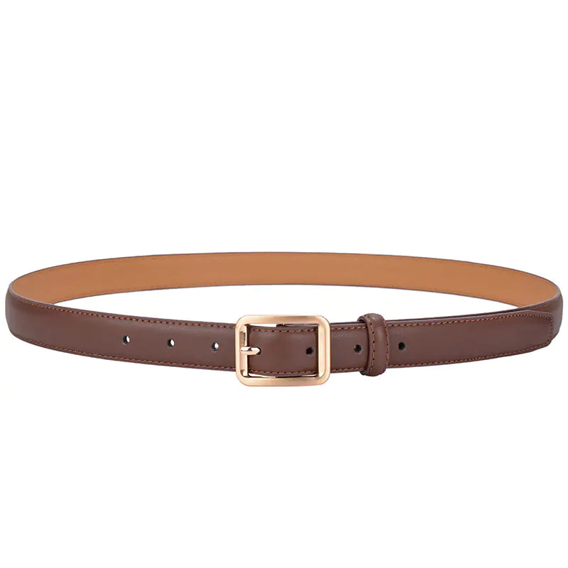 Classic Women’s Leather Belt | 2.3 cm Pin Buckle