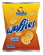 50 x Tayto Waffles Bacon Flavour Potato Snacks 31G