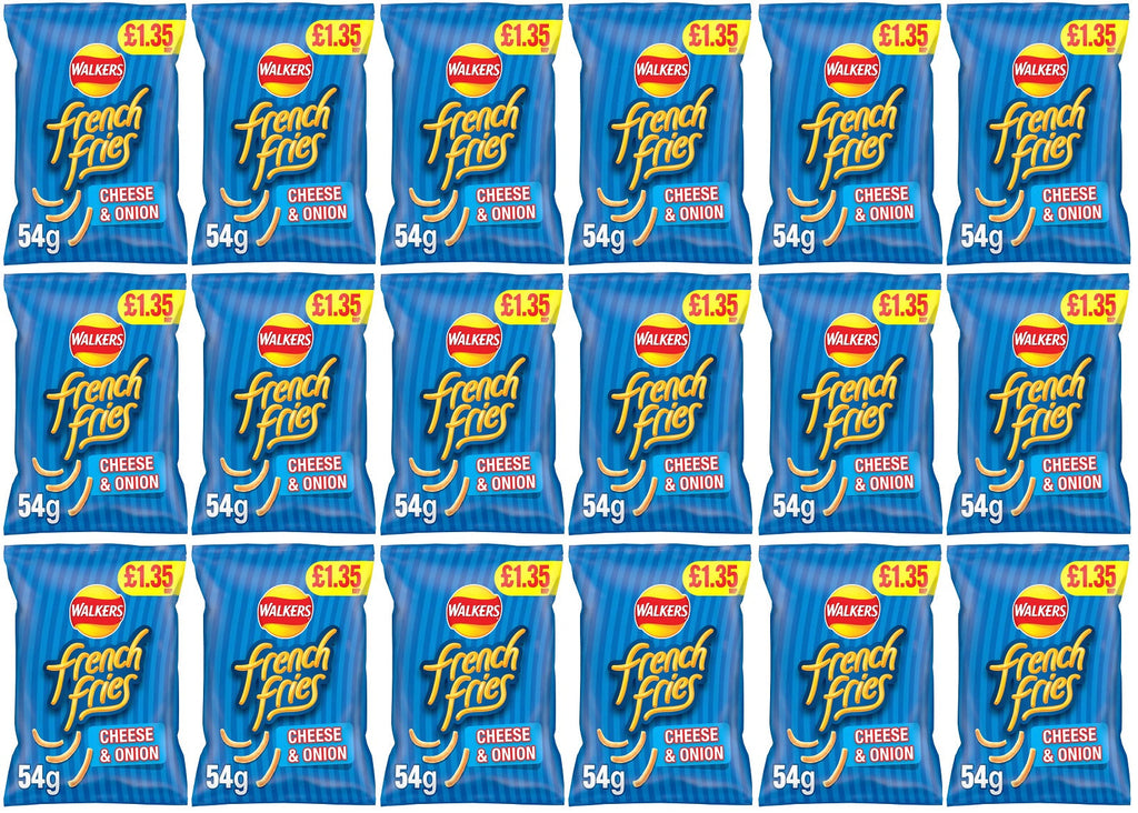 18 x Walkers French Fries Cheese & Onion - 54GM