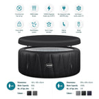 WaveSpa Atlantic Inflatable Hot Tub with Integrated Heater