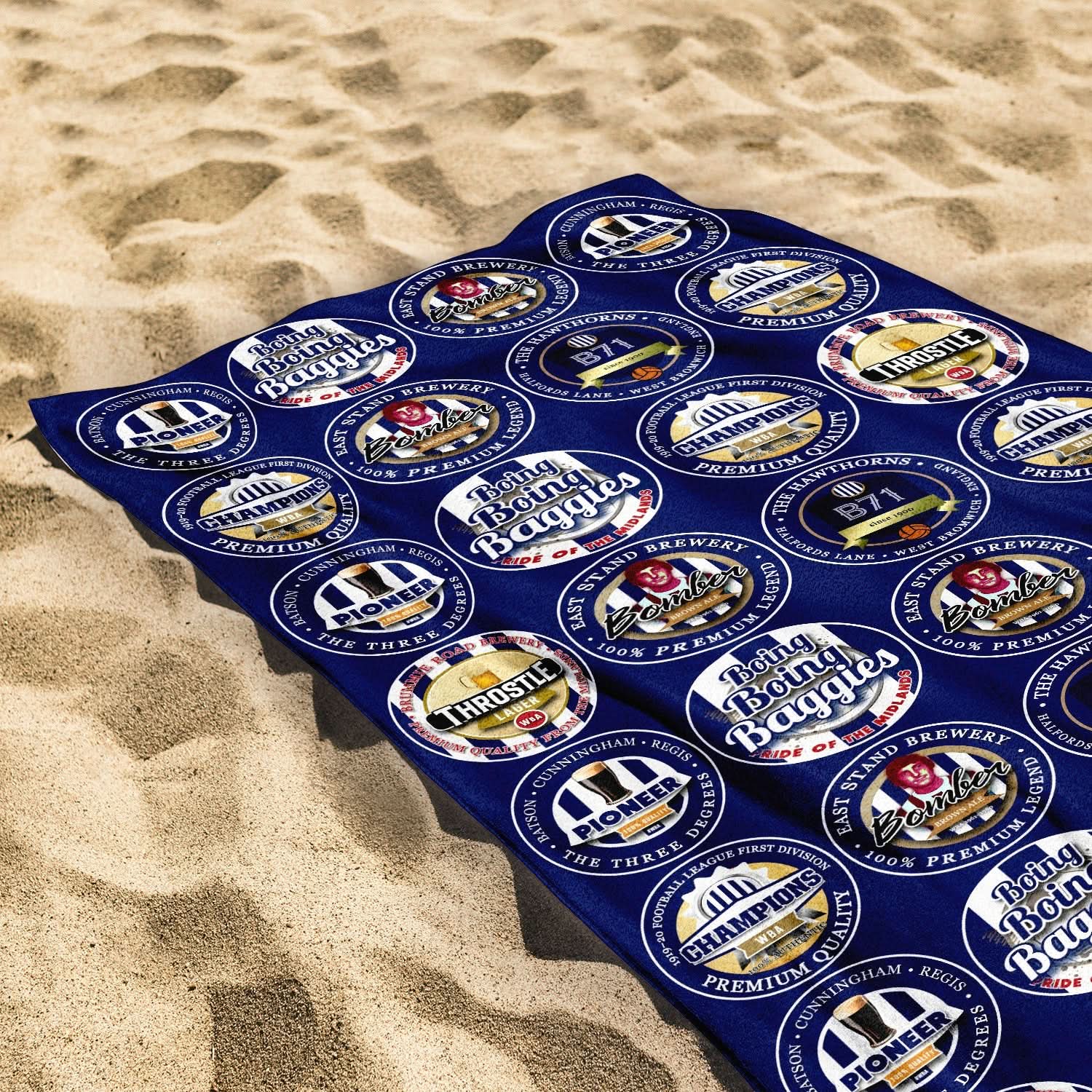West Brom - Football Legends Beach Towel