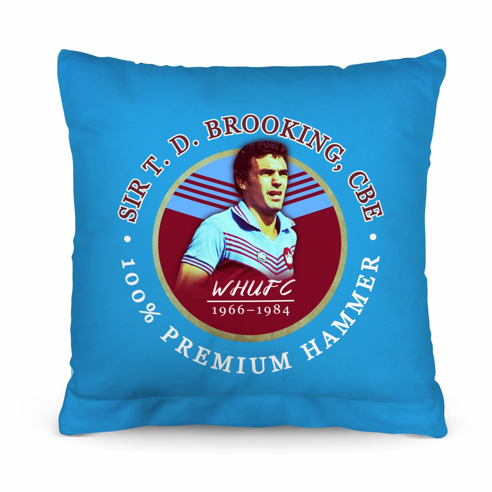 West Ham Brooking - Football Legends - Cushion 10"