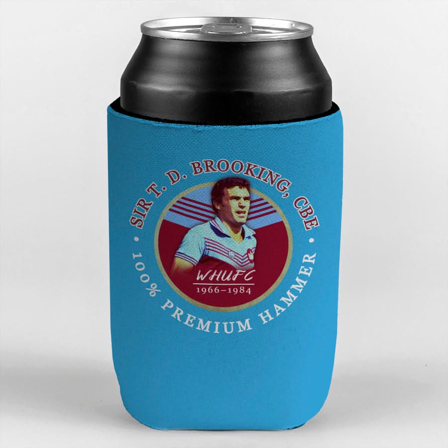 West Ham Brooking - Football Legends - Can Cooler
