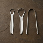 Pack of 2 Stainless Steel Tongue Scrapers – Fresh Breath & Oral Hygiene