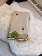Olive Bloom Kerala Kasavu Saree