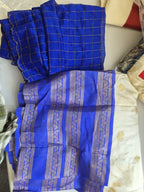 Onam Neelambari Kerala Half Saree Set