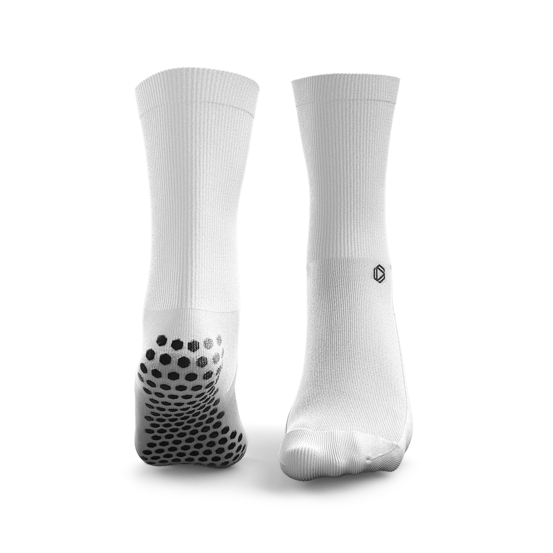 White Reformer Pilates Rubber Socks