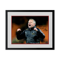 Chris Wilder Signed Sheffield United 16x12 Image Deluxe Mount Frame