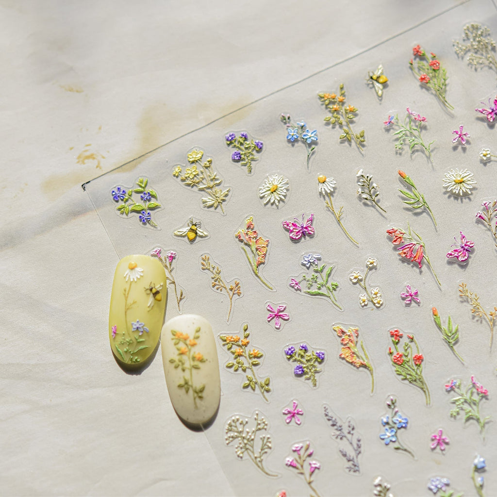 Hello Claws | Spring Wild Flower Nail Deco Sticker