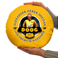 Wolverhampton Derek Dougan - Football Legends - Circle Cushion 14"