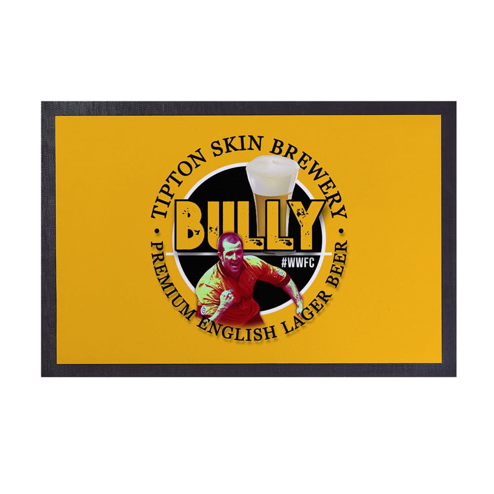 Wolverhampton Steve Bull  - Football Legends - Door Mat -60cm X 40cm