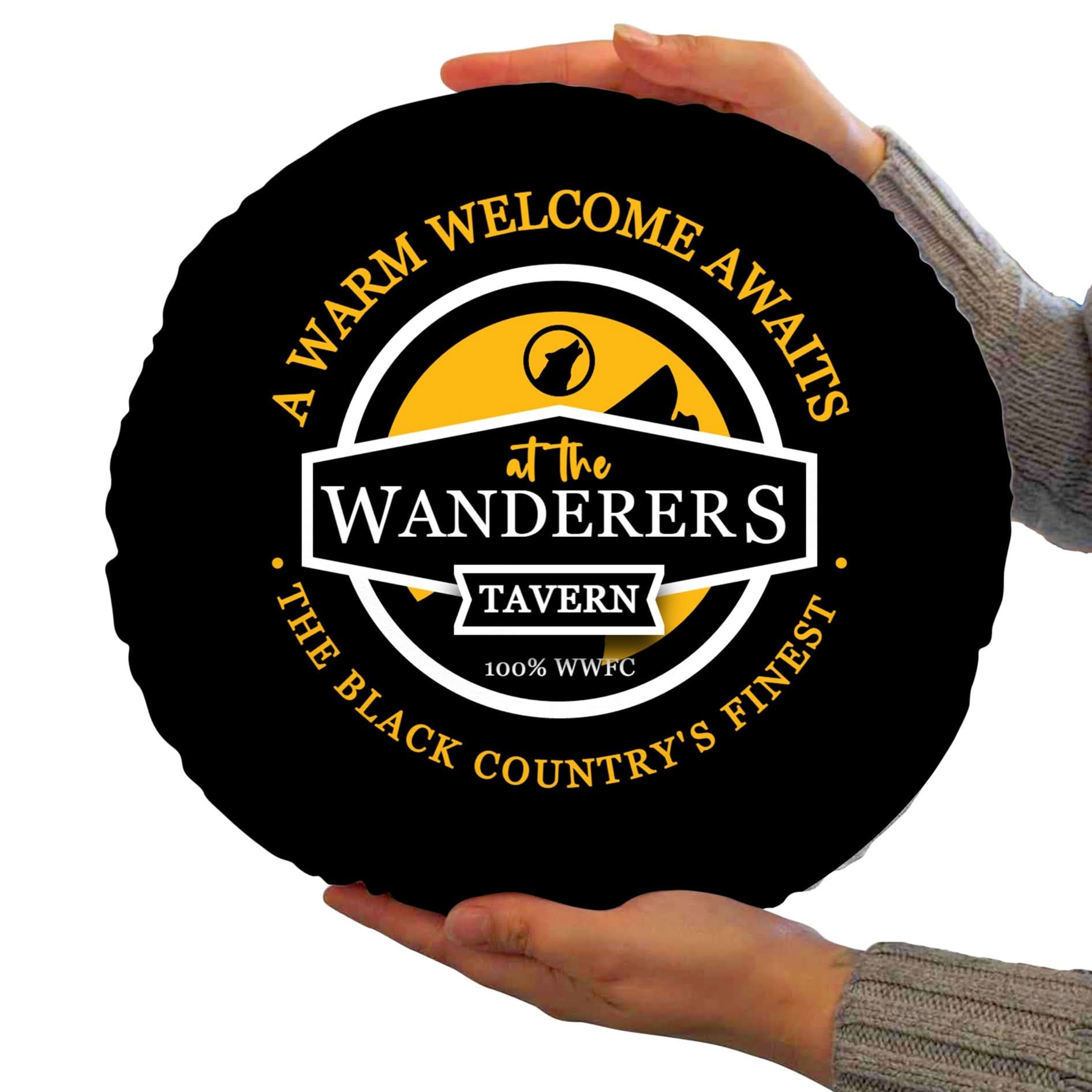 Wolverhampton Welcome - Football Legends - Circle Cushion 14"