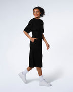 Pleated Waist T-Shirt Dress