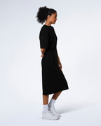 Pleated Waist T-Shirt Dress