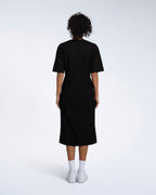 Pleated Waist T-Shirt Dress