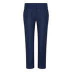 wsn02 - Women's Tweed Navy Blue Blazer Waistcoat & Trousers 1920s Suit