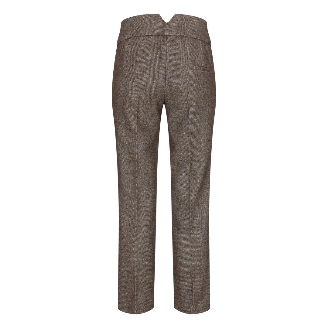 wsn06 - Women's 1920s Suit Tweed Blazer Waistcoat & Trousers