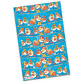 CHRISTMAS ROBINS TEA TOWEL XF08