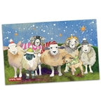 CHRISTMAS SHEEP TEA TOWEL  XF11