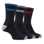 Men's 6 Pack Multipack Cushioned Crew Sport Socks - Outdoor Running
