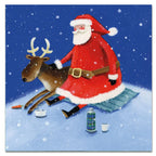 SANTA & REINDEER CHRISTMAS 6 CARD PACK SKU: XM85