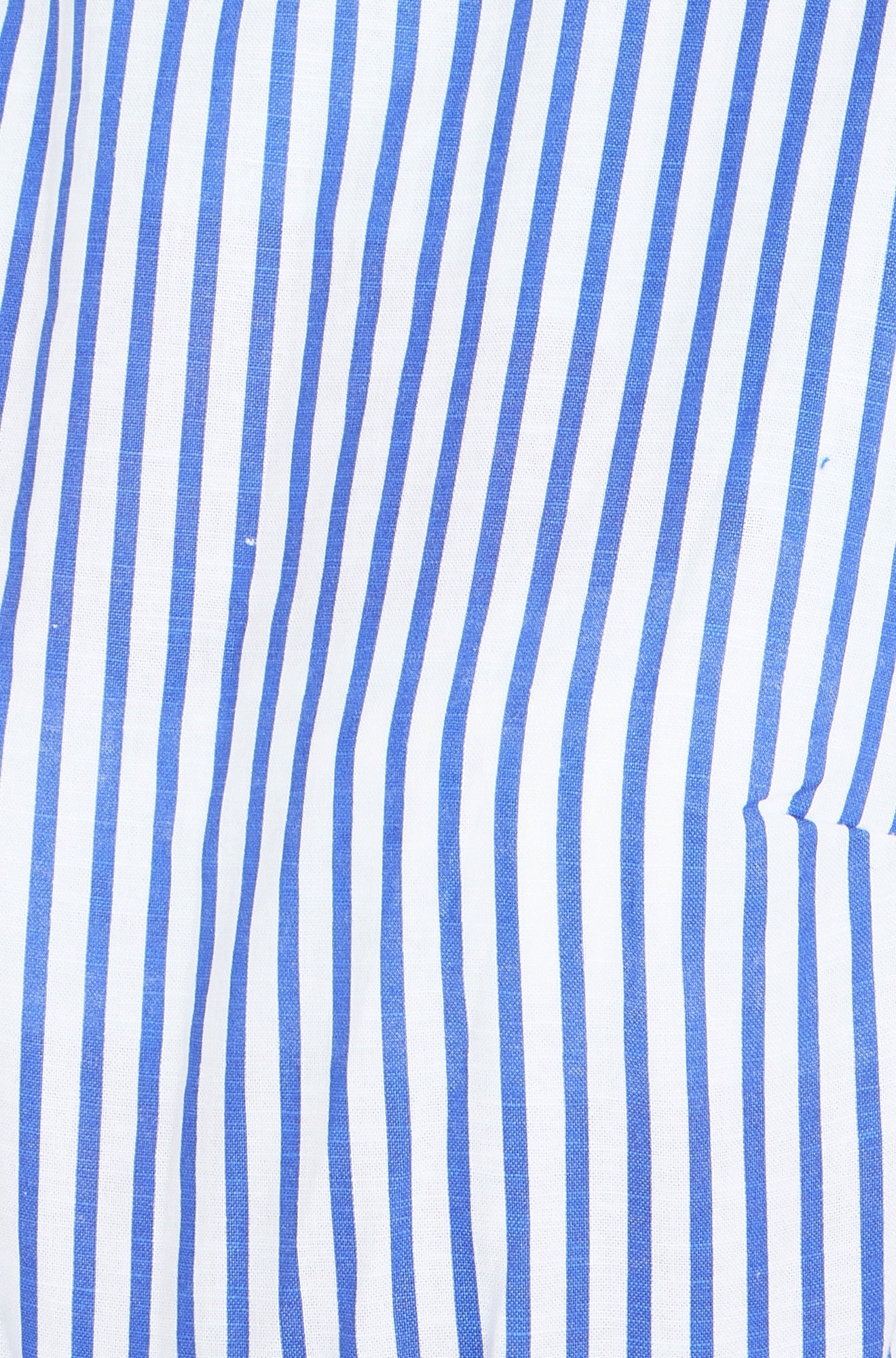 Yumi Blue Cotton Stripe Culotte Jumpsuit