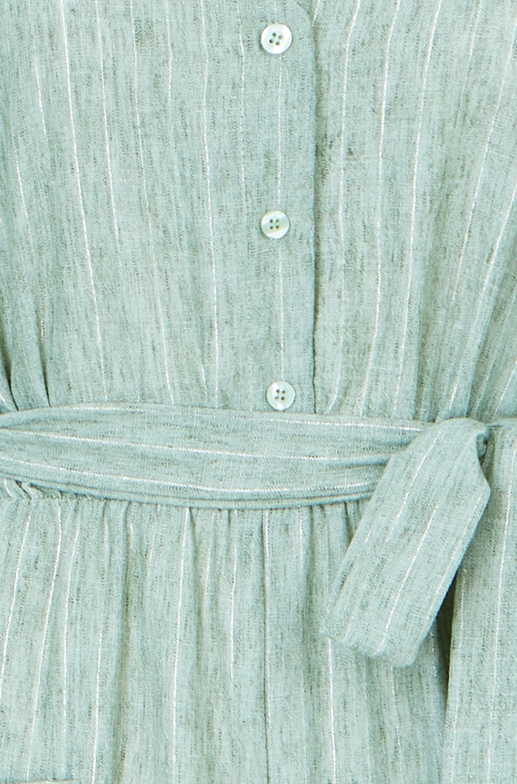 Yumi Green V Neck Kimono Sleeve Jumpsuit