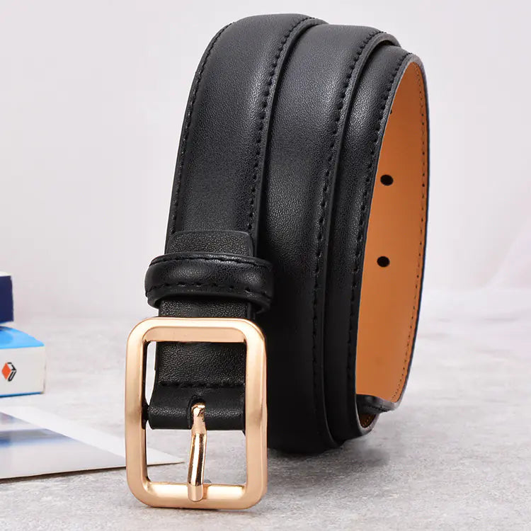 Classic Women’s Leather Belt | 2.3 cm Pin Buckle
