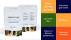 The Coffee You Love. The Daily Wellness Upgrade You Need. A Proper Coffee With Benefits!