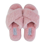 Ladies Novelty Bedroom House Open Toe Slippers with Back (3 Sizes)