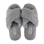 Ladies Novelty Bedroom House Open Toe Slippers with Back (3 Sizes)