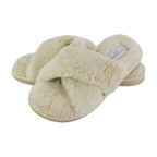Ladies Novelty Bedroom House Open Toe Slippers with Back (3 Sizes)
