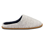 Mens Plush Lined Mule Slippers With Memory Foam